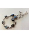 Bracelet labradorite argent