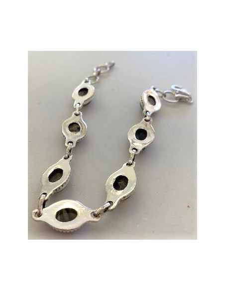 Bracelet labradorite argent Bracelet labradorite argent