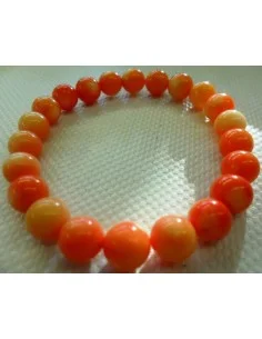 Bracelet en corail orange 2