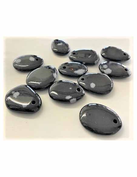 Obsidienne mouchette pendentif