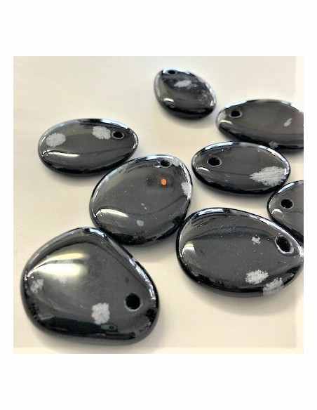 Obsidienne mouchette pendentif