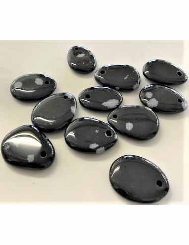 Obsidienne mouchette pendentif