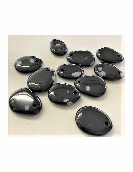 Obsidienne mouchette pendentif