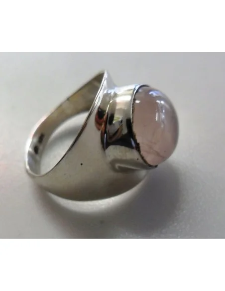 Quartz rose bague argent Quartz rose bague argent