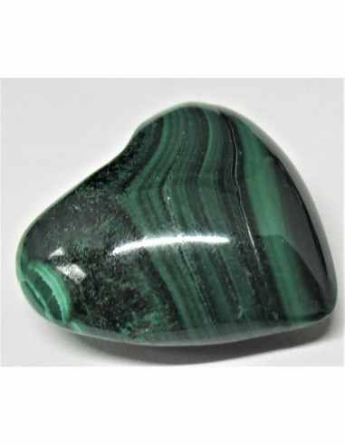 Pendentif coeur Malachite 12 à 20mm