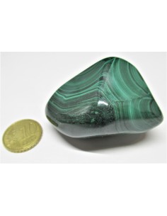 Galet malachite 55mm