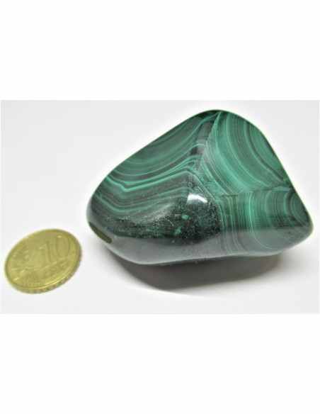 Galet malachite 55mm