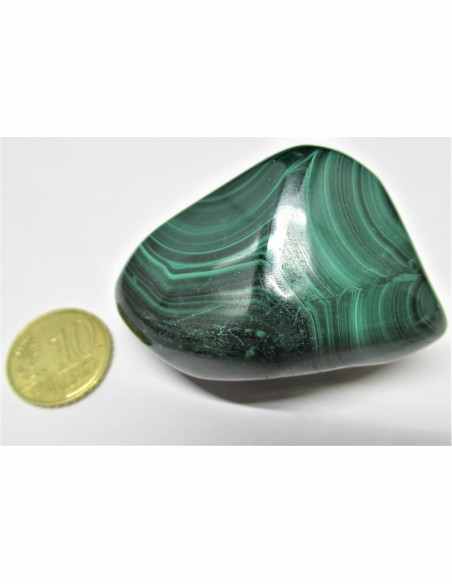 Galet malachite 55mm