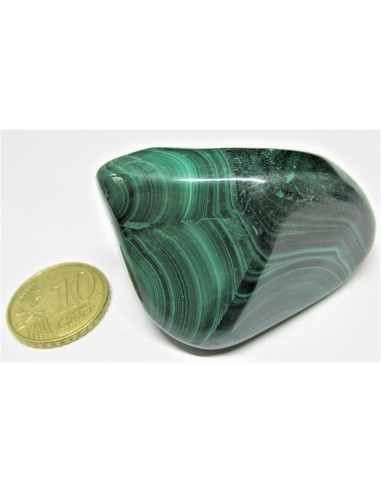 Galet malachite 55mm