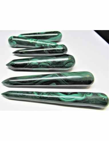 Baton de massage malachite