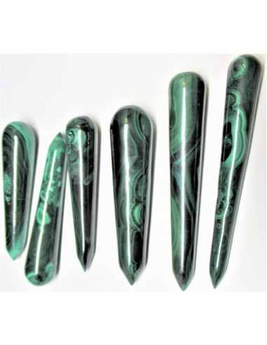 Baton de massage malachite
