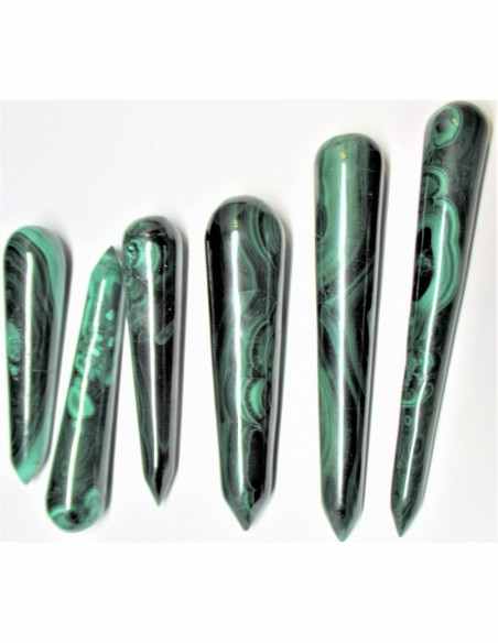 Baton de massage malachite