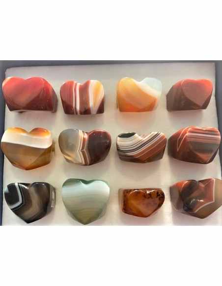 Bague coeur agates Bague coeur agates