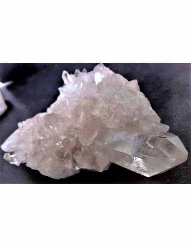 Amas cristallins geode quartz