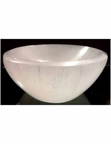 Bol selenite blanche