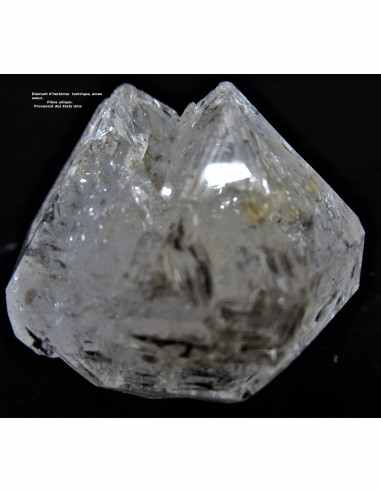 Grand diamant d'Herkimer 44mm