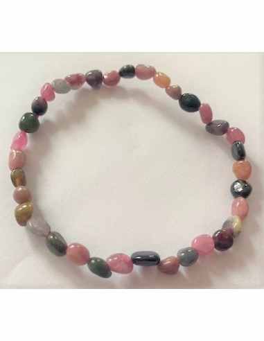 Bracelet tourmalines couleurs