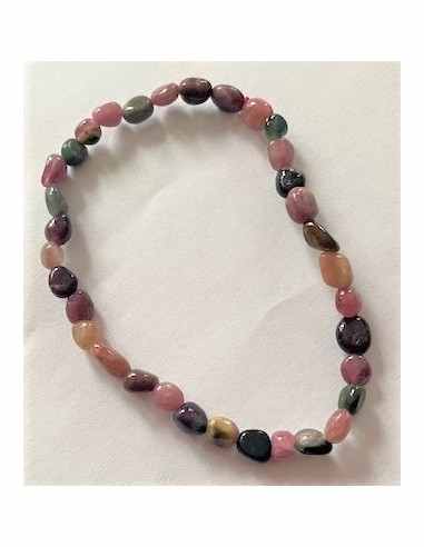 Bracelet tourmalines couleurs