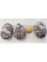 Pendentif Lepidolite avec tourmaline rose