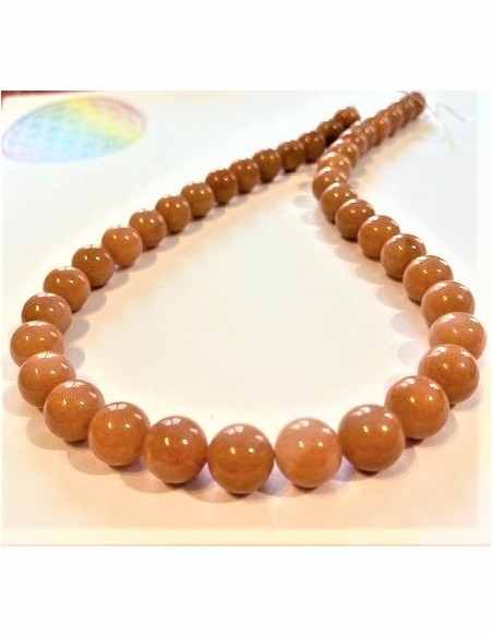 Collier pierre du soleil 10mm