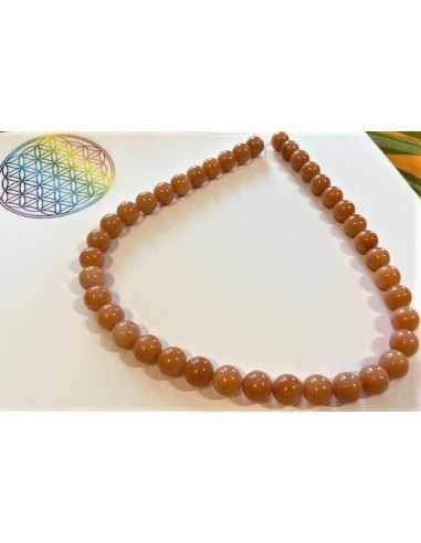 Collier pierre du soleil 10mm