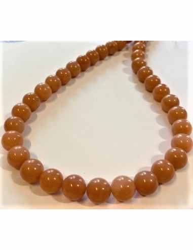 Collier pierre du soleil 10mm