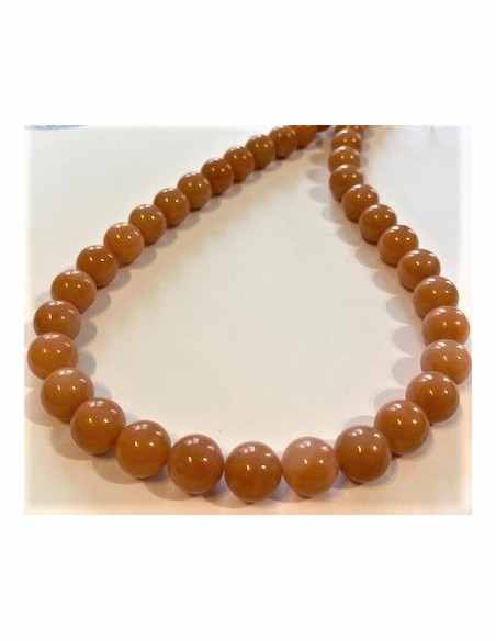 Collier pierre du soleil 10mm