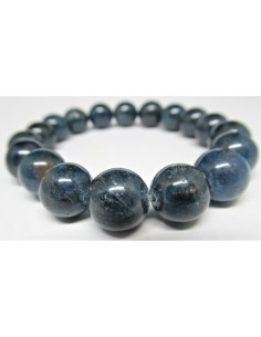 Bracelet Apatite bleue billes 8MM