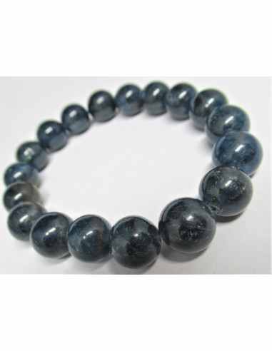 Bracelet Apatite bleue billes 8MM
