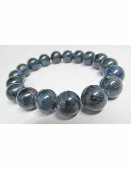 Bracelet Apatite bleue billes 8MM Bracelet Apatite bleue billes 8MM