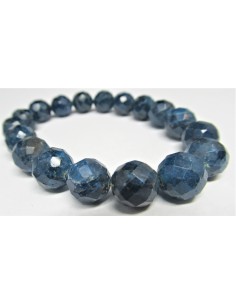 Apatite bleue 10MM facettees bracelet 2