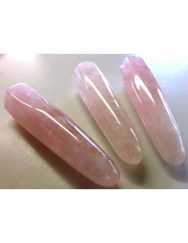 Baton massage quartz rose