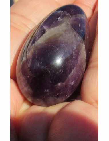 Oeuf améthyste 38 à 40mm