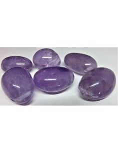 Yoni Oeuf amethyste perce 35 a 38mm