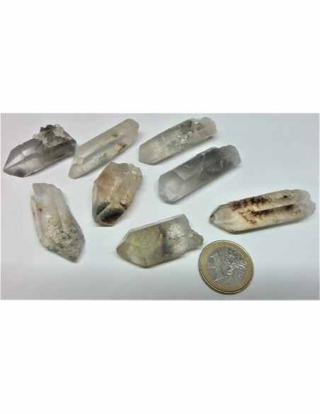 Pointe quartz fantome, quartz inclusions