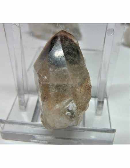 Pointe quartz fantome, quartz inclusions