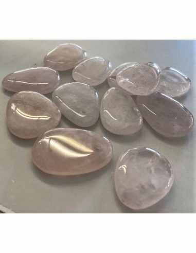 Pendentif quartz rose 35 à 40mm
