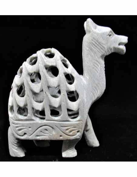 Chameau en pierre steatite 5cm Chameau en pierre steatite 5cm