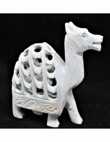 Chameau en pierre steatite 5cm Chameau en pierre steatite 5cm