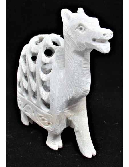 Chameau en pierre steatite 5cm Chameau en pierre steatite 5cm
