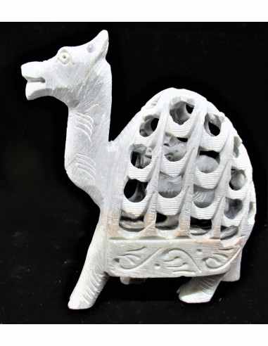 Chameau en pierre steatite 5cm