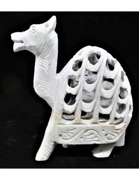 Chameau en pierre steatite 5cm Chameau en pierre steatite 5cm