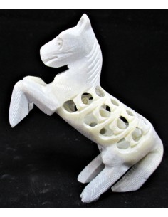 Cheval en pierre 10cm 2