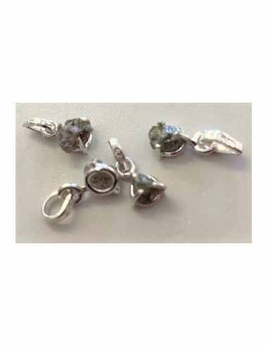 Diamant pendentif argent