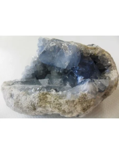 Celestite en geode Celestite en geode