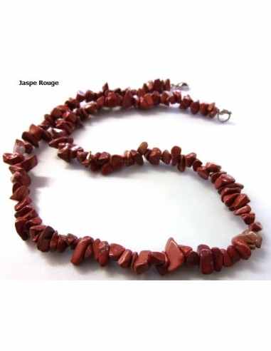 Collier en pierres naturelles baroque