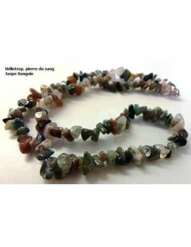 Collier en pierres naturelles baroque