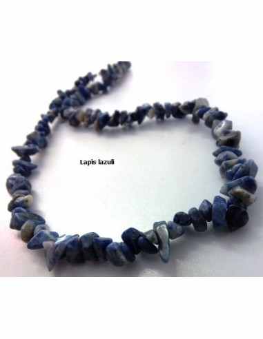 Collier en pierres naturelles baroque