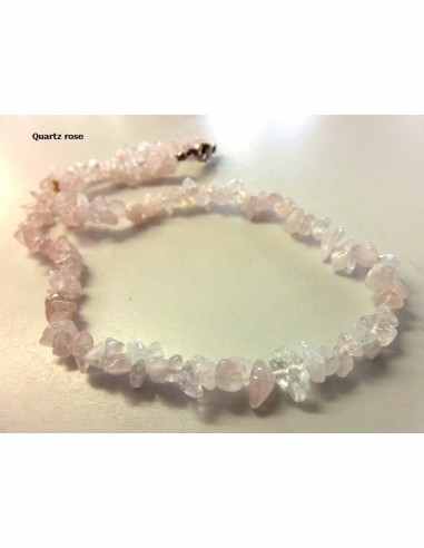 Collier en pierres naturelles baroque