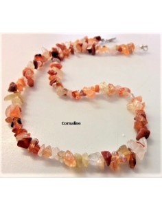 Collier en pierres naturelles baroque